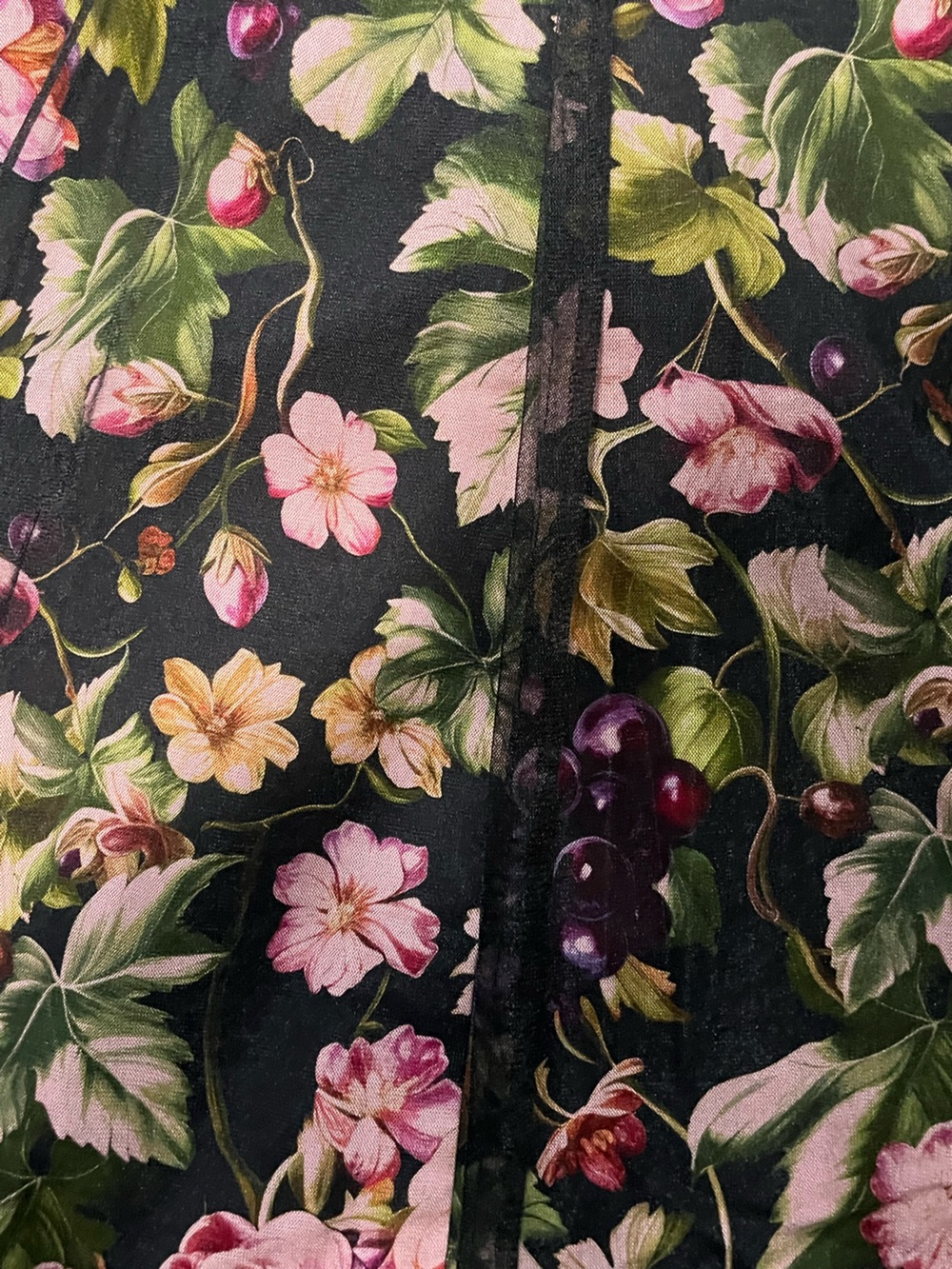 Anthropologie Maeve Fruit & Floral Dress NWT 1X Lace Trim Plus Size - Picture 7 of 16